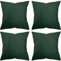 Amilian Kissenhüllen - 4er Set Kissenbezug - Zierkissenbezüge - Kissenbezüge, (4 Stück), 40x40 cm, Kissenhülle für Sofakissen, Dekokissen, Kissen, Zierkissen