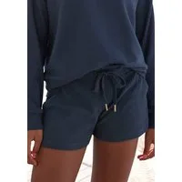 s.Oliver Sweatshorts Kurze Hose aus Ripp-Qualität mit seitlichen Taschen, Loungewear