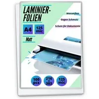 MK Vertriebs KG Schutzfolie 100 Laminierfolien DIN A3/A4/A5/A6, 80/100/125/175/250 mic, Ausführung wählbar
