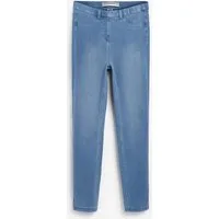 Next Jeansleggings Verkürzte Denim-Leggings aus Jersey, Kurzgröße (1-tlg)