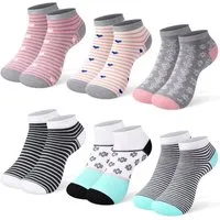 Libella Sneakersocken 92279-92276 (12er-Pack) 12 Paar Damen Sneaker Socken mit verschiendenen Motiven