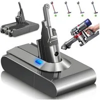 AKKEE 4600mAh Ersatzakku für Dyson V8 SV10 Akku Li-Ionen Batterie Staubsauger-Akku, Für Dyson V8 Absolute V8 Animal V8 Fluffy V8 Motorhead SV10