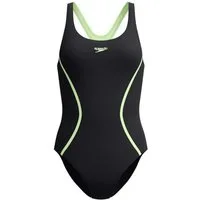 Speedo Badeanzug Badeanzug Solid Splice Medalist Chlorbeständig