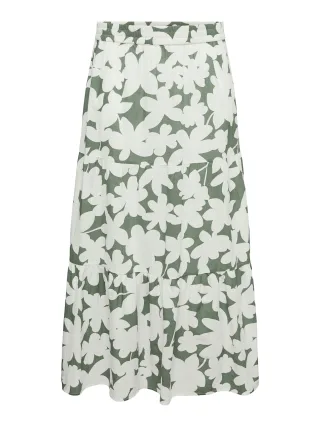 VERO MODA CURVE - VMCDICTHE HW MAXI SKIRT WVN GA CUR - Gr. - 52