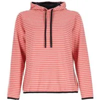 Sea Ranch Kapuzenpullover Vilma Damen Fleece-Hoodie Vilma Streifen-Design - Gestreifter Kapuzenpulli