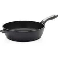 Krüger Bratpfanne Aluguss Pfanne tief DELTA, Aluminiumguss (1-tlg), für Induktions-Kochfelder geeignet, tiefe Ausführung
