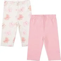 STACCATO Caprileggings (2-tlg) 2er Pack mit Schmetterlings-Motiven, für Girls