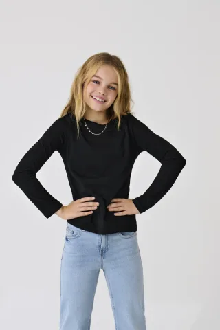 KIDS ONLY - KOGNEW ONLY LIFE L/S TEE JRS NOOS Black - Gr. - 152