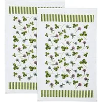 Erwin Müller Geschirrtuch Frottier-Geschirrtuch 2er-Pack, Baumwolle Motiv