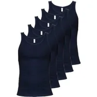 HAASIS Bodywear 1919 Achselhemd Herren Unterhemd 77504011-XL (Packung, 5-St., 5er Pack) klassisches Unterhemd, Rundhals