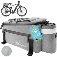 MIVELO Fahrradtasche Gepäckträgertasche für Fahrrad Kühltasche isoliert 10L