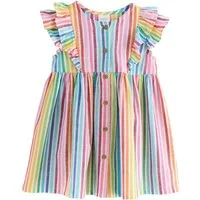 Next Blusenkleid Kleid mit Rüschenärmeln (1-tlg)