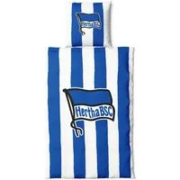 Hertha BSC Berlin Bettwäsche Hertha BSC Bettwäsche blau weiß