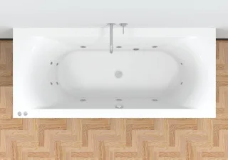 Riho Whirlpool Badewanne Lima 170x75 EASYPOOL 3.1 mechanisch B051002005
