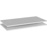 Vicco Einlegeboden Claus, Weiß, 2er Set (2 St)