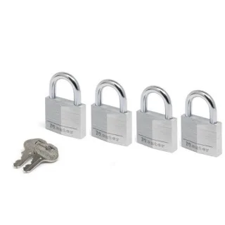 Master Lock Vorhängeschloss 4er Set (40mm) 9140EURQNOP