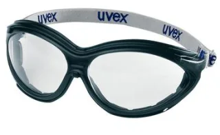 uvex Bügelbrille cyberguard farblos weiß/blau - 9188121