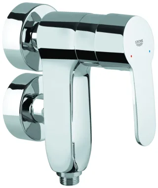 Grohe Einhebel-Brausebatterie Eurostyle C Vertica, 23300 Wandmontage chrom 23300000