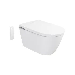 VitrA V-Care 3.0 Prime Dusch-Wand-WC mit Vortex-Spülung ohne Spülrand 38 x 60 x 41 cm,7777B403-6399 7777B403-6399