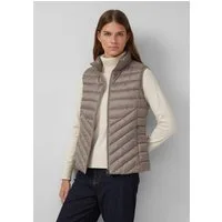 s.Oliver Outdoorjacke Outdoor-Weste Packbare leichte Steppweste mit Stehkragen