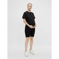 Mamalicious Shorty MLSALLY SOLID T-SHIRT & SHORTS SET NOOS (Set, 2 tlg) aus Baumwolle und Elasthan, Oversize-Passform, mit elastischem Bund