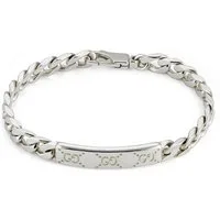 GUCCI Armkette Signature Silber 925 GG Tag