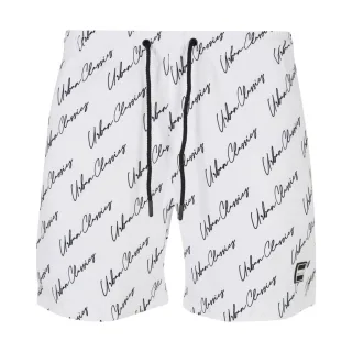Urban Classics - Badeshorts Logo für Herren (Weiß)
