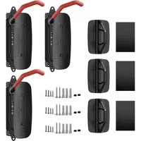 HOKO Fahrradwandhalterung für die Wand mit Hinterrad Halterung als Geschenk (Seitlich schwenkbar für eine platzsparende Aufbewahrung des Fahrrads. Belastbar bis 30 kg., 3-tlg., Fahrradwandhalterung, Montagematerial, Anleitung), Robuste Fahrradwandhal