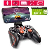 EAXUS Bluetooth Gamepad für Fire TV, Smartphone, Android, Google TV & Co. Controller (inkl. Smartphone-Halterung, 1 St., Auch für Cloud Gaming, Handy & VR)