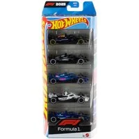 Hot Wheels Spielzeug-Auto Hot Wheels Formel 1 5er-Pack