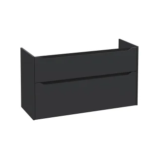 VitrA New Integra Square Waschtischunterschrank mit 2 Vollauszügen 117 x 45 x 65 cm Matt,80266 80266