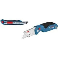 Bosch Professional Cuttermesser (1600A016BM), (Set, 2-tlg), bestehend aus Universal- und Klappmesser
