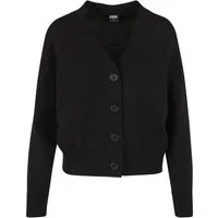 URBAN CLASSICS Strickjacke Urban Classics Damen Ladies Rib Cardigan (1-tlg)