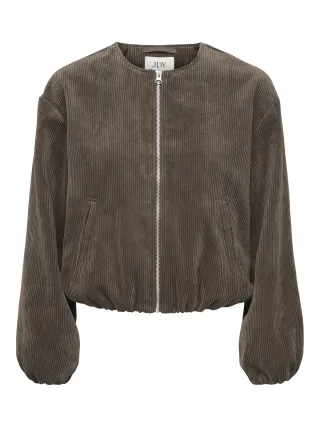 JDY - JDYALBA CORD BALLOON JACKET OTW YFM Chocolate Brown - Gr. - S