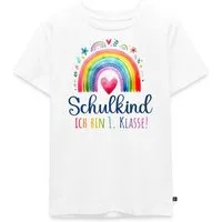 Spreadshirt T-Shirt Schulkind 2026 Einschulung Regenbogen Kinder Premium T-Shirt (1-tlg)
