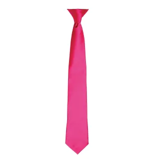 Premier Colours Herren-Satin-Clip-Krawatte (Heißes Rosa)