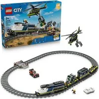 LEGO® Überfall auf den Polizeizug (60508), LEGO City Konstruktionsspielsteine, (1313 St)