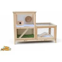BruKa Kleintierkäfig SMARTY Nagerkäfig Hamsterkäfig Stall Meerschweinchen Käfig