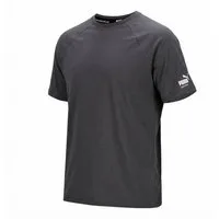PUMA Workwear T-Shirt Herren Shirt aus 100% Baumwolle - Robustes und Atmungsaktives Gewebe Bequeme Passform - Rundhals - Für Handwerk Logistik und Werkstatt