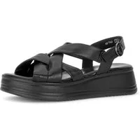 Gabor Rhodos Keilsandalette Riemchensandale, Sommerschuh in Bequemweite G (weit)