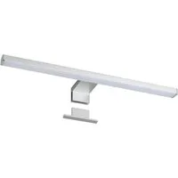 SEBSON Spiegelleuchte LED Spiegellampe Bad 40cm mit Touch Schalter & Stecker 8W 550lm 4000K, LED integriert, neutralweiß, Aufbauleuchte + Klemmleuchte, Touchfunktion, Netzstecker, IP44