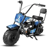 Oryxearth Dirt-Bike Pocket Bike Minicross 99cc 20km/h Gasbetriebenes Offroad-Motorrad