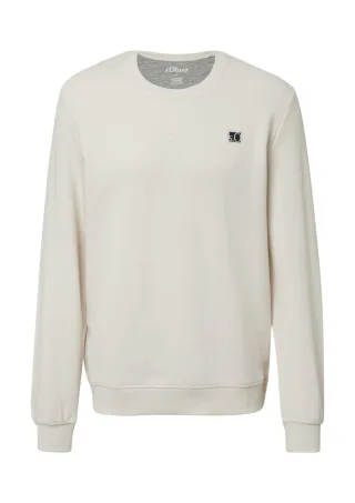 s.Oliver Red Label - Sweatshirt mit Crew Neck grau - Gr. - S