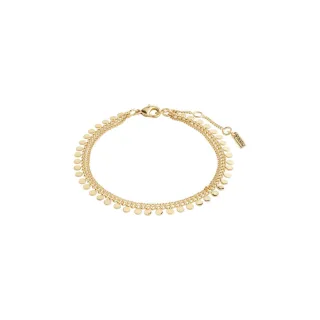 pilgrim - Recyceltes Armband - Bloom gold - Gr. - OS