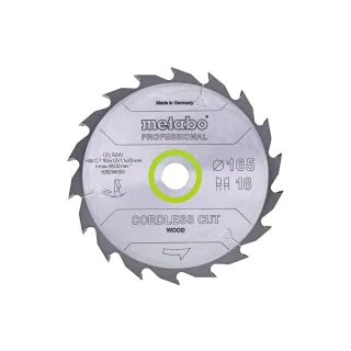 Metabo Sägeblatt cordless cut wood - professional 165x1,6 / 1,1x20 WZ - 628294000