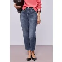 STREET ONE Tapered-fit-Jeans Style Karlie Barrel Leg, mit Stretch