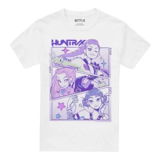 K-Pop Demon Hunters - "Huntr/X" T-Shirt für Herren/Damen Unisex (Weiß)