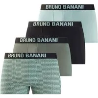 Bruno Banani Boxer Boxershorts für Herren (Packung, 4-St) Unterhosen mit Logobund