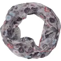 MIRROSI Loop Damen Schal mit Blümchen-Muster Weich, Schlauchschal, (zweimal um den Hals wickelbar, ca.45x75cm), Damen Halstuch ideal für Frühling, Sommer oder Herbst