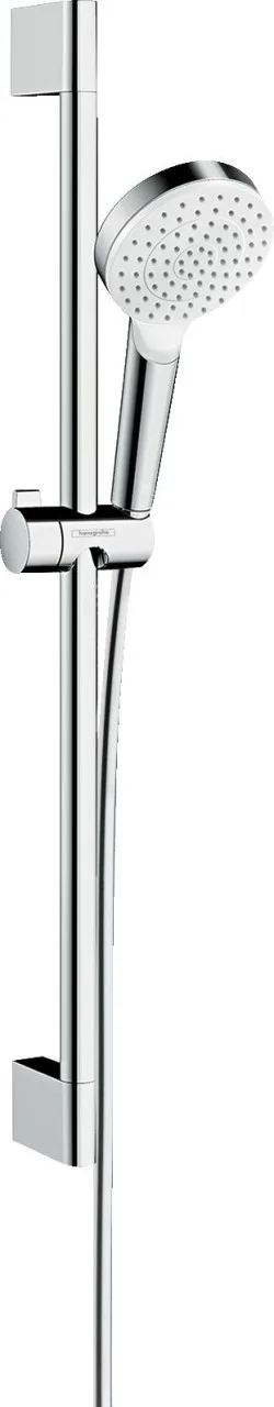 Hansgrohe Brausenset Crometta 1jet EcoSmart 6 l/min/Unica 650mm weiss/chrom, 26554400 26554400
